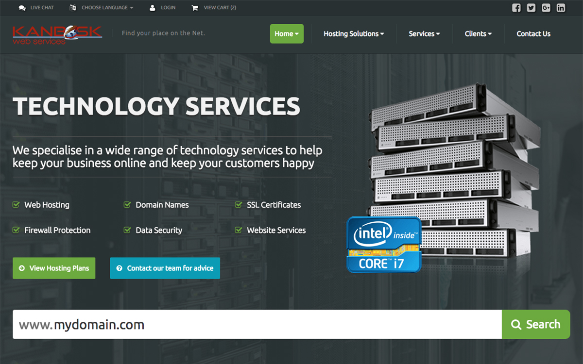 KANBOSK Web Hosting